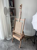 Easel Adjustable Stand Wood with Storage Drawer Drawing Board Painting