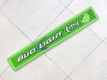 BUD LIGHT Lime Rubber bar mats drip mat bar runner spill mat beer coasters pubs