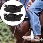 2Pcs Straps Cowboy Cowgirl with Buckle Man Woman Western Boot Straps