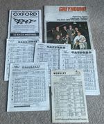 4 1970's Greyhound Racing Racecards, London Tracks + Magazine + 2 later cards