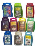 TOP TRUMPS MARVEL AVENGERS, STAR WARS, GREATEST FOOTBALL MANAGERS ETC JOBLOT x10