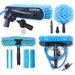 IGADPole Water-fed Brush, Cobweb Duster and 10"(25cm) Squeegee (No Pole Included