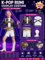 Kpopp  Rumi  fancy Dress costume wig included in that price .post same /Next day