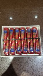 Kaveri Brown Traditional Indian Mehndi Henna Cones Box of 12 Cones