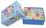 Wooden 40 Pc Blocks Building Toy ABC& 123 Letters Shape Numbers Word