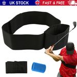 810*81MM Portable Golf Swing Trainer Aid Correcting Arm Band Practice Tool Black