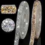 Self-Adhesive Crystal Rhinestone Ribbon Resin Diamond Ribbon Glitter Rhinestone
