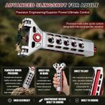 Semi-automatic slingshot for adults, made with a CNC aluminum alloy structure