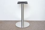 premium round stainless steel  table base dining restaurant cafe pub