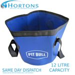 FOLDING BUCKET 11L PLUMBING COLLAPSIBLE FLEX DRAIN PITBULL TODAYS TOOLS PLUMBING