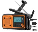 4000mAh Solar Emergency Radio Hand Crank Power Bank AM FM Torch Phone Charger UK