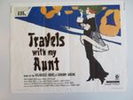TRAVELS WITH MY AUNT US HALF SHEET POSTER MAGGIE SMITH ALEC MCCOWEN 1972