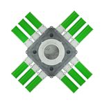 Blauberg BlauFast 75mm Plastic Semi Rigid Radial Ventilation Duct Manifold Box