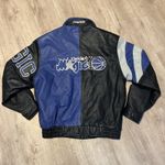 Starter Orlando Magic Leather Jacket -  Size Large - Vintage - Black/Blue