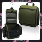 Travel Toiletry Bag for Women & Men, Large Organizer, Hanging Design