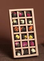 18 PCS Handmade Blooming Flower Tea Gift Box - 6 Flavours Included