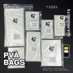 PVA SOLID BAG FAST MELT 50 pack  7 SIZES - EBAY BEST VALUE CARP KING 13000+ SOLD