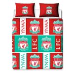 Liverpool FC Double Duvet Set  Official Licensed Reversible Bedding