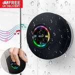 Mini Portable Wireless Bluetooth Speaker for Shower Bathroom Waterproof Suction