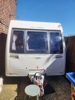 caravan with air awning
