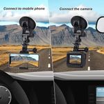 Windshield Action Camera Bracket Suction Cup Car Mount For GoPro Hero|DJI OSMO