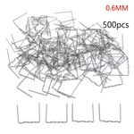 500 Pcs Stainless Steel Hot Stapler Staples Flat Staples 0.6mm Welding Nail