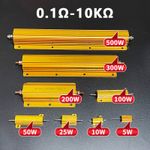 RX24 Aluminum Case High Power Resistor 5/10/25/50/100/200/300/500W 0.1Ω-10KΩ