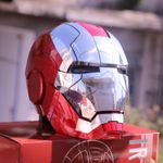 Iron Man 1:1 MK5 Helmet Wearable Voice-controlled Deformed Kids Xmas Gift