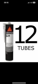Sika Sikaflex 221 Adhesive Sealant, Black, 300 Ml