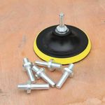 Rubber Backing Pad Hook & Loop for Angle Grinder with Drill Attachment M14 125mm