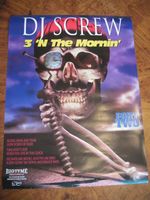 DJ SCREW "3 N The Mornin"" 17" X 23" Poster Houston Texas