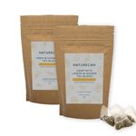 Naturecan Hemp Tea Bags Chamomile Lemon Ginger 15mg CBD Vegan 0% THC - Box of 20