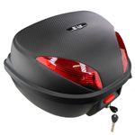 Top Box Universal Motorcycle Luggage  35L Motorbike Scooter Back Rear Fit