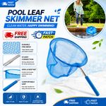 Leaf Skimmer Hot Tub Debris Cleaning Mesh Net Fish koi Pond Spas Swimming Pool