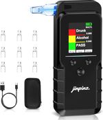 Alcohol Breathalyzer Tester with Electrochemical Sensor: Professional Digital Br
