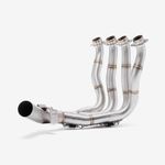 Lextek Stainless Steel Exhaust Downpipe Header for Yamaha FZ1 06 - 15