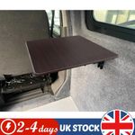 Barn Door Folding Campervan Table/Shelf, 400mm x400mm with Folding Brackets