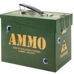 Ammo Storage Box Man Cave Novelty Décor Green