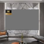 3D Projector Screen Portable Simple Folding Metal Anti-light Curtain 16:9 HD UK