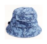 SealSkinz Lynford Waterproof Skinz Print Canvas Bucket Hat - Navy
