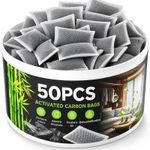 50PCS Activated Carbon Bags Reusable Odour Absorber Moisture Deodoriser Car Home