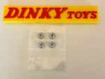Dinky Toy Vintage Reproduction Cast Road Hubs for Cars/Trucks - Pack of 4.