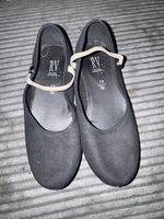 RV Mary Jane Tap Shoes Size 13 Kids BLACK With Heel