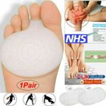 2 x Gel Metatarsal Sore Ball Foot Pain Cushions Pads Insoles Forefoot Support UK