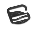 25mm / 1" Black G Hook WAVE - Military Spec Buckle  - 70 Kg Tensile Strength
