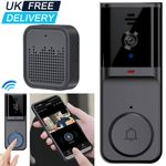 Wireless WiFi Video Doorbell Smart Phone Camera Door Bell Ring Intercom Security