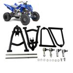 FRONT UPPER + LOWER A-ARMS +2 +1 WIDER For YAMAHA RAPTOR 700 YFM700R All Years