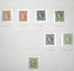 ST LUCIA QV 1860-63 Collection (SG1/9) - Mostly Fine Mint & Used - £1100
