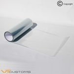 Clear Headlight Protective Film [ 3 x A5 Sheets for Fog Lights ] Car Vinyl Wrap