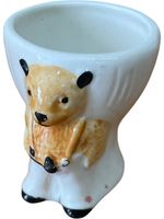 Vintage Keele St Sooty Ceramic Egg Cup Teddy Bear 50s/60s
